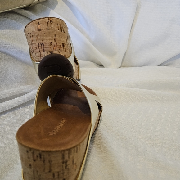 Chocolate Blu Gild Cork Wedges 6 - Picture 2 of 8